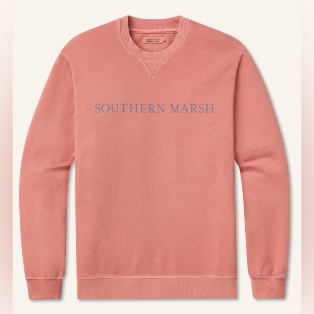 Southern Marsh seawash sweatshirt crewneck sweater Washed Terracota